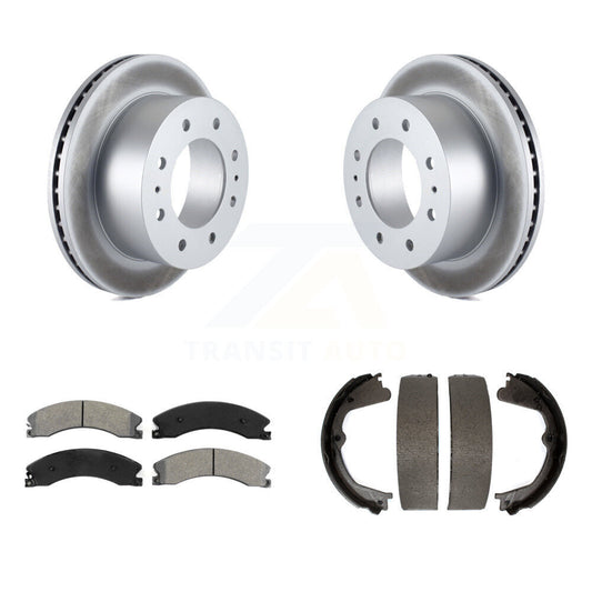 Coated Disc Rotors and Semi-Metallic Brake Pads Kit-KGS-103196 - Kit.bestparts.ca