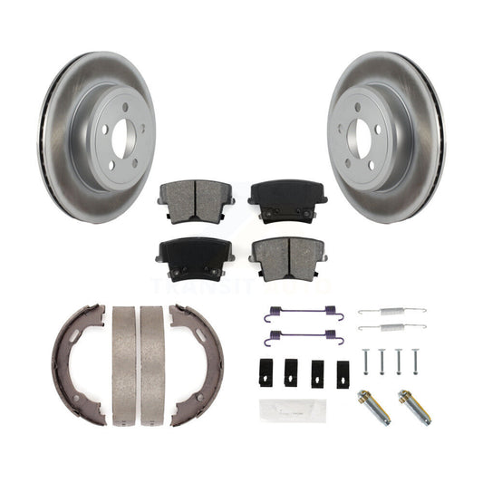Coated Disc Rotors and Semi-Metallic Brake Pads Kit-KGS-103337 - Kit.bestparts.ca