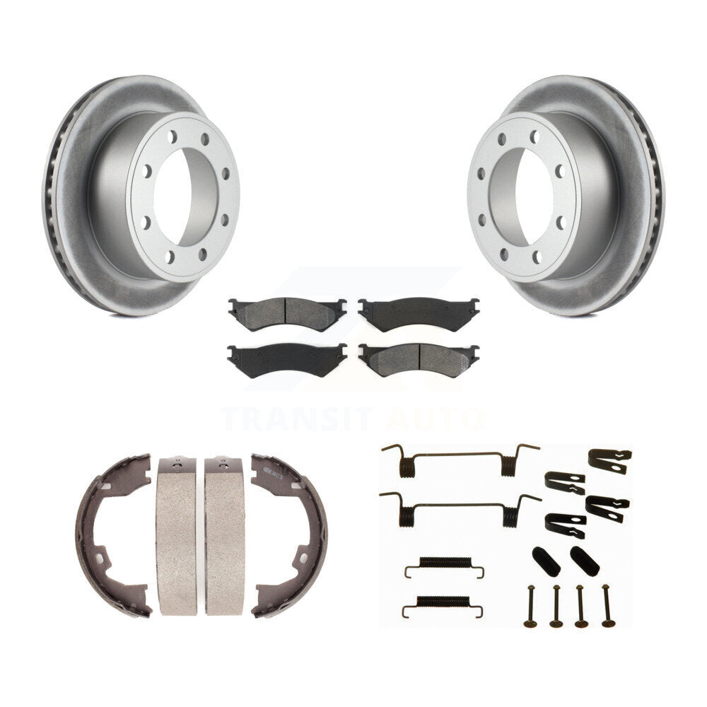 coated disc rotors and semi metallic brake pads-kgs-103380 - Kit.bestparts.ca