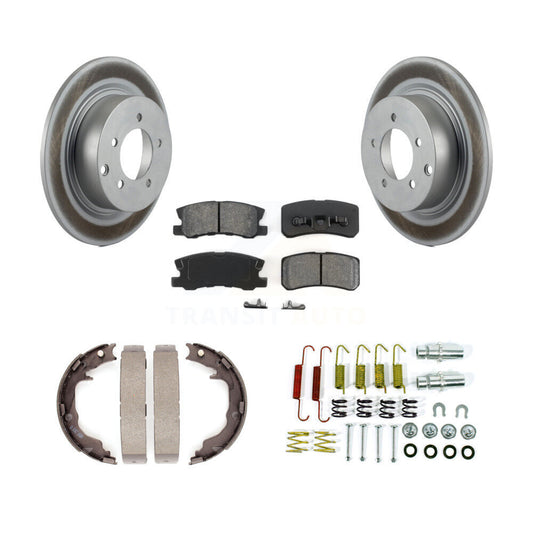 Coated Disc Rotors and Semi-Metallic Brake Pads Kit-KGS-103389 - Kit.bestparts.ca