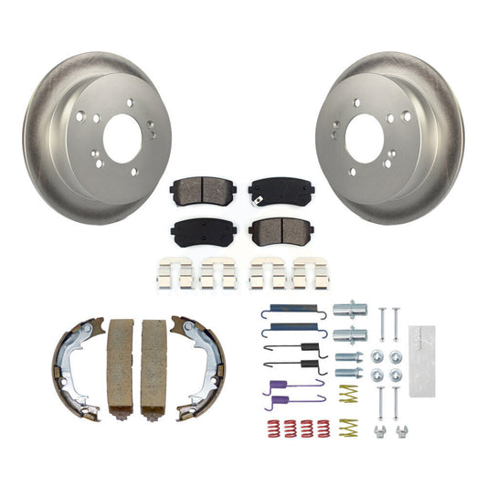 Coated Disc Rotors and Semi-Metallic Brake Pads Kit-KGS-103422 - Kit.bestparts.ca