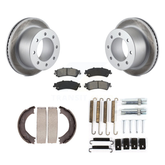 coated disc rotors and semi metallic brake pads-kgs-103448 - Kit.bestparts.ca