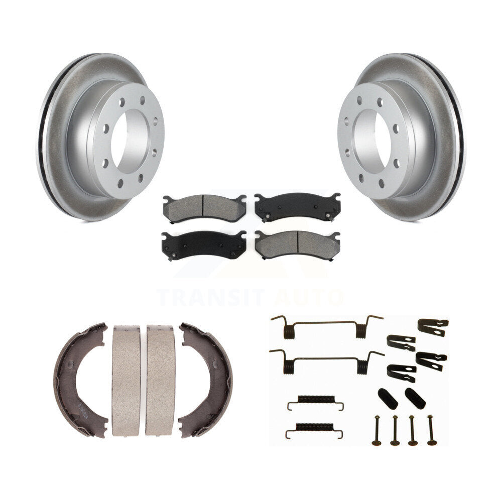 coated disc rotors and semi metallic brake pads-kgs-103458 - Kit.bestparts.ca
