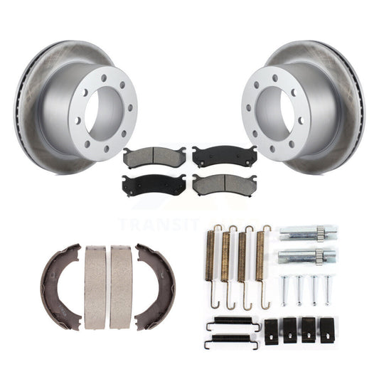 coated disc rotors and semi metallic brake pads-kgs-103459 - Kit.bestparts.ca