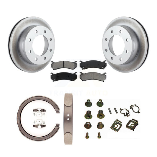 coated disc rotors and semi metallic brake pads-kgs-103466 - Kit.bestparts.ca