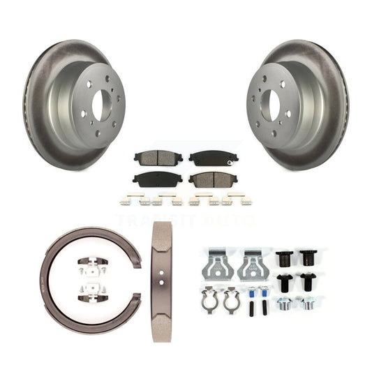 Coated Disc Rotors and Semi-Metallic Brake Pads Kit-KGS-103501 - Kit.bestparts.ca