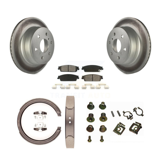 coated disc rotors and semi metallic brake pads-kgs-103503 - Kit.bestparts.ca