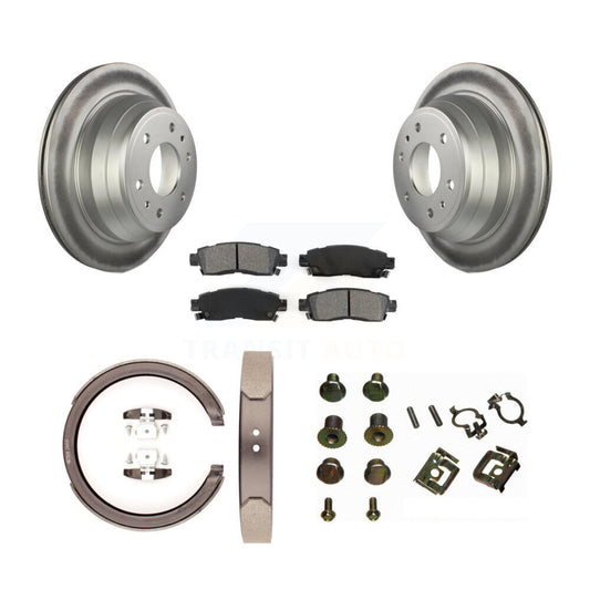 coated disc rotors and semi metallic brake pads-kgs-103527 - Kit.bestparts.ca