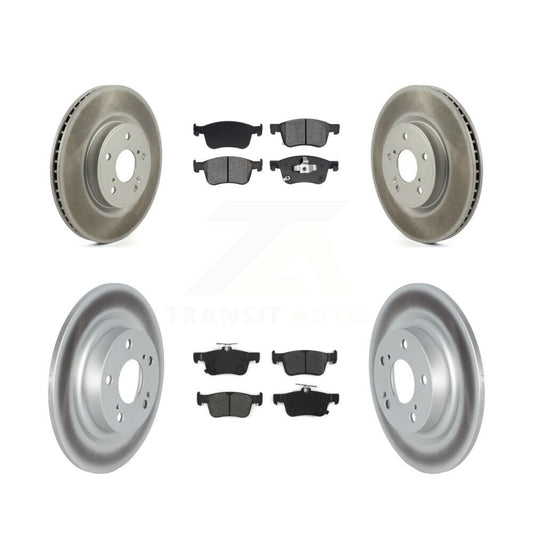Coated Disc Rotors and Semi-Metallic Brake Pads Kit-KGS-103579 - Kit.bestparts.ca