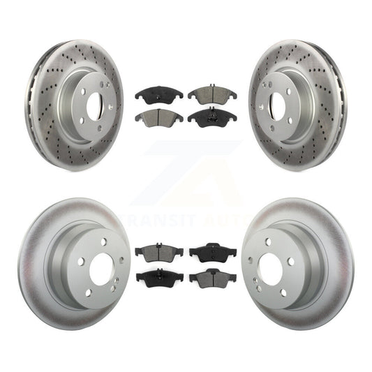 Coated Disc Rotors and Semi-Metallic Brake Pads Kit-KGS-103596