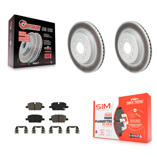 Disc Rotors and Semi-Metallic Brake Pads Kit-KGS-103618