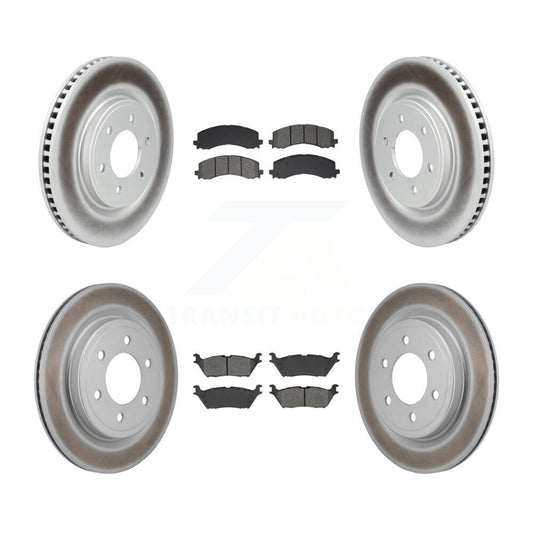 Disc Rotors and Semi-Metallic Brake Pads Kit-KGS-103628