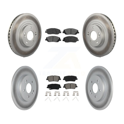 Coated Disc Rotors and Semi-Metallic Brake Pads Kit-KGS-103631