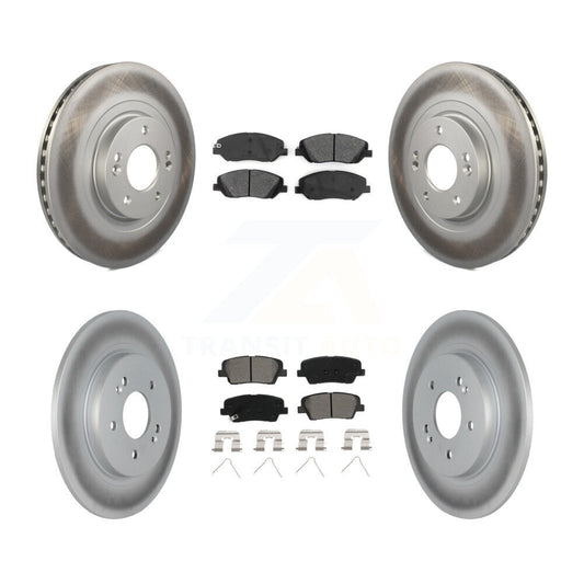 Coated Disc Rotors and Semi-Metallic Brake Pads Kit-KGS-103631