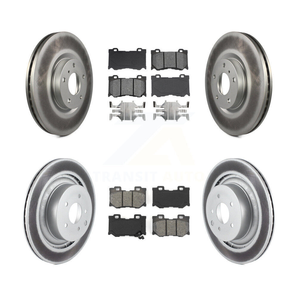 Disc Rotors and Semi-Metallic Brake Pads Kit-KGS-103635