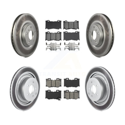 Disc Rotors and Semi-Metallic Brake Pads Kit-KGS-103635
