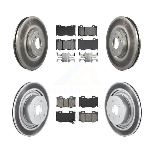 Disc Rotors and Semi-Metallic Brake Pads Kit-KGS-103635