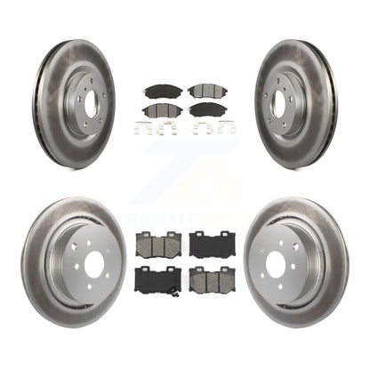 Disc Rotors and Semi-Metallic Brake Pads Kit-KGS-103636