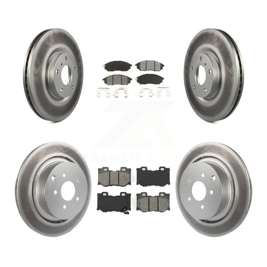 Disc Rotors and Semi-Metallic Brake Pads Kit-KGS-103636