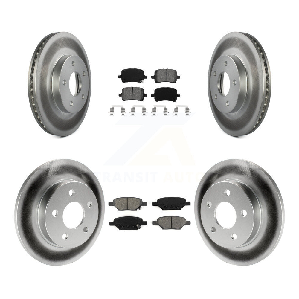 Disc Rotors and Semi-Metallic Brake Pads Kit-KGS-103637