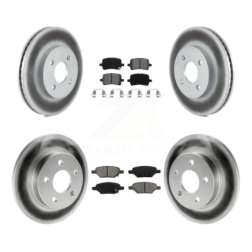 Disc Rotors and Semi-Metallic Brake Pads Kit-KGS-103638