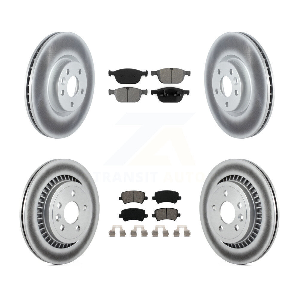 Coated Disc Rotors and Semi-Metallic Brake Pads Kit-KGS-103652 Kit.bestparts.ca