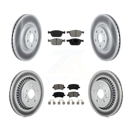 Coated Disc Rotors and Semi-Metallic Brake Pads Kit-KGS-103652