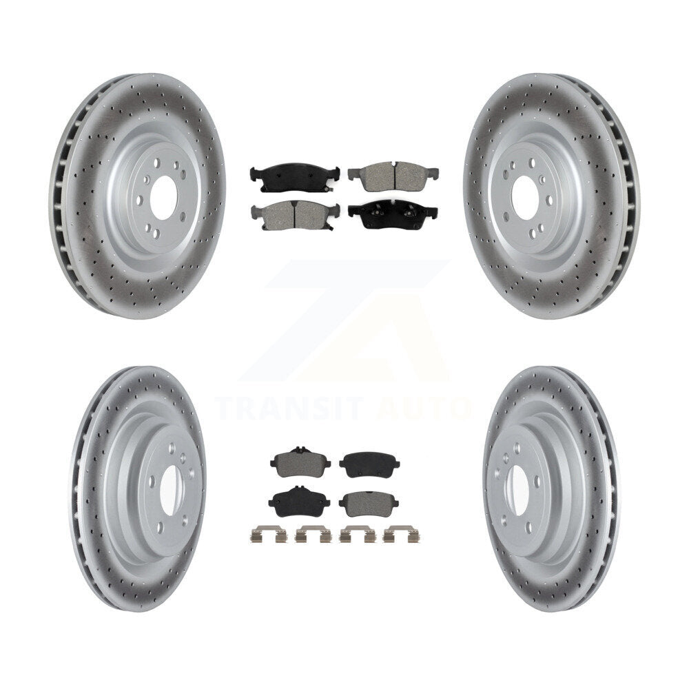 Disc Rotors and Semi-Metallic Brake Pads Kit-KGS-103654