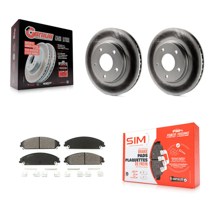 Coated Disc Rotors and Semi-Metallic Brake Pads Kit-KGS-103661