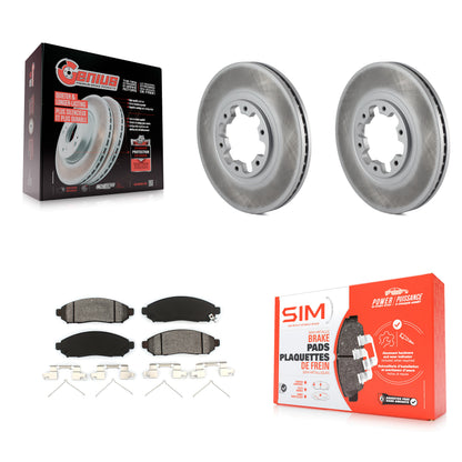 Coated Disc Rotors and Semi-Metallic Brake Pads Kit-KGS-103663