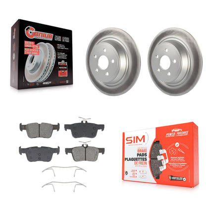 Coated Disc Rotors and Semi-Metallic Brake Pads Kit-KGS-103683