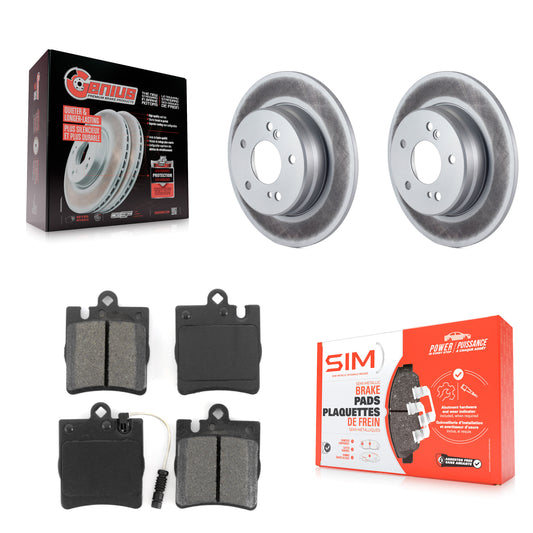 Coated Disc Rotors and Semi-Metallic Brake Pads Kit-KGS-103686