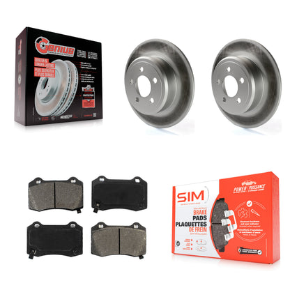 Coated Disc Rotors and Semi-Metallic Brake Pads Kit-KGS-103688