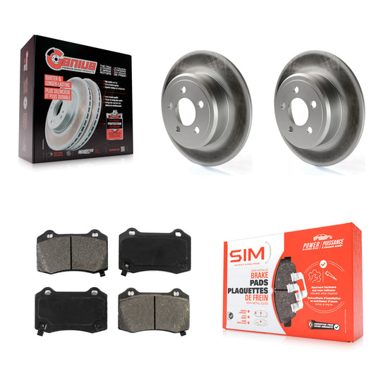 Coated Disc Rotors and Semi-Metallic Brake Pads Kit-KGS-103688