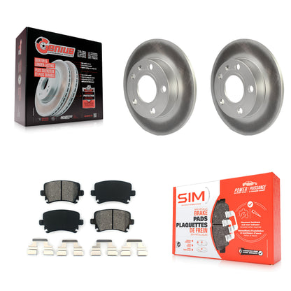 Coated Disc Rotors and Semi-Metallic Brake Pads Kit-KGS-103690