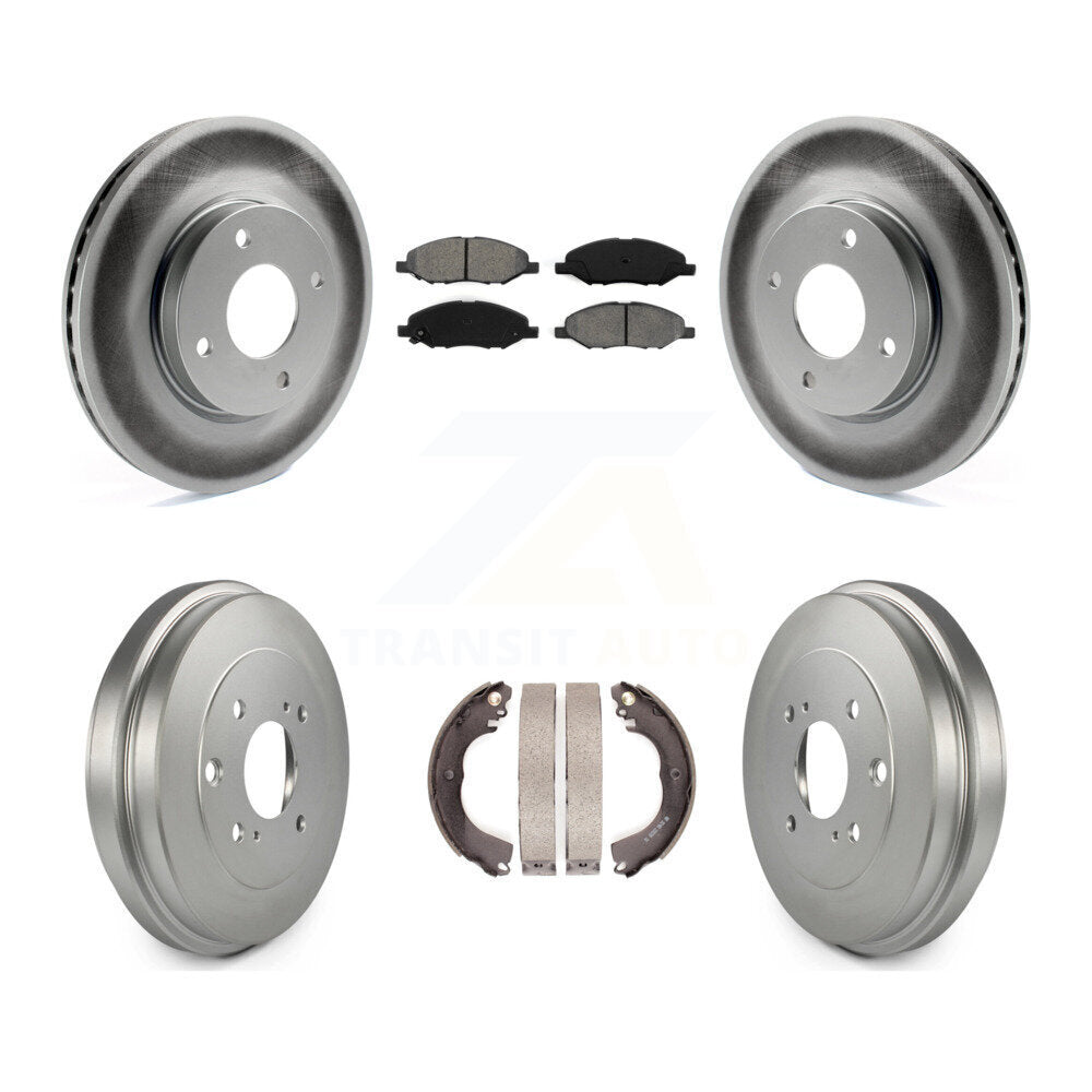 Coated Disc Rotors and Semi-Metallic Brake Pads Kit-KGS-103691