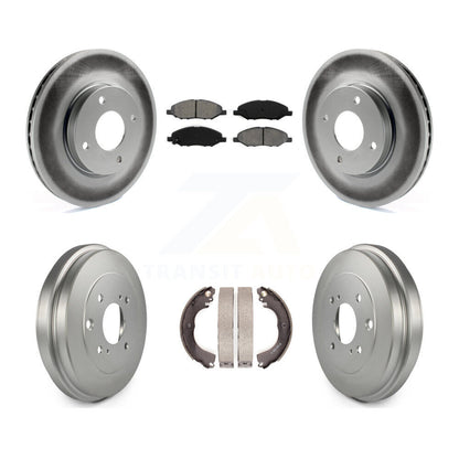 Coated Disc Rotors and Semi-Metallic Brake Pads Kit-KGS-103691
