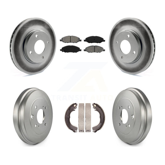 Coated Disc Rotors and Semi-Metallic Brake Pads Kit-KGS-103691