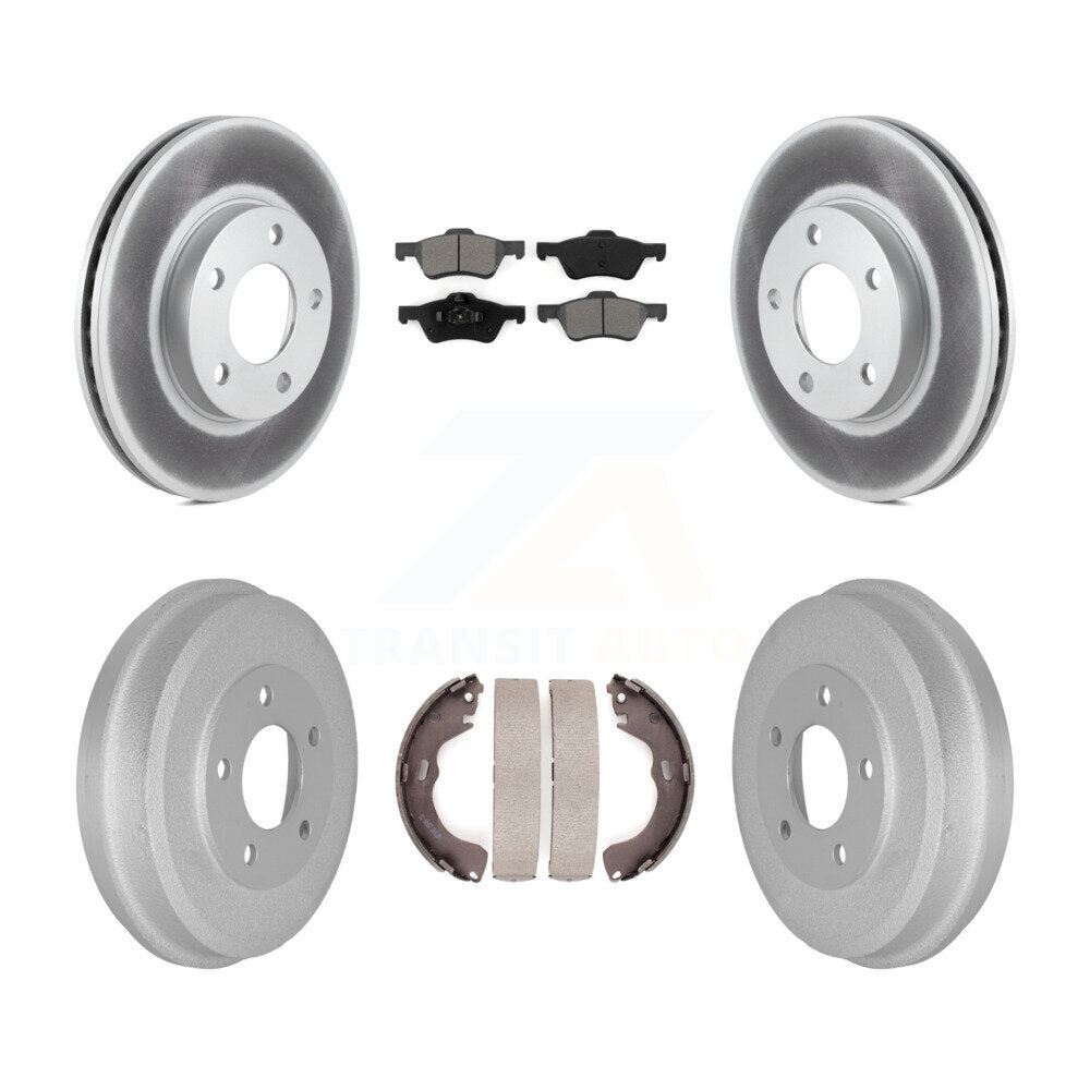 Coated Disc Rotors and Semi-Metallic Brake Pads Kit-KGS-103692 Kit.bestparts.ca