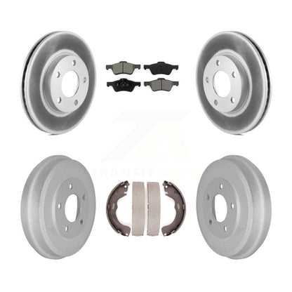 Coated Disc Rotors and Semi-Metallic Brake Pads Kit-KGS-103692