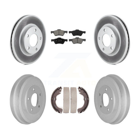 Coated Disc Rotors and Semi-Metallic Brake Pads Kit-KGS-103692