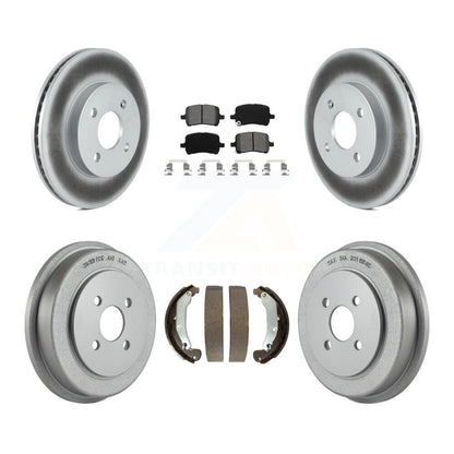 Coated Disc Rotors and Semi-Metallic Brake Pads Kit-KGS-103693