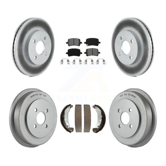 Coated Disc Rotors and Semi-Metallic Brake Pads Kit-KGS-103693