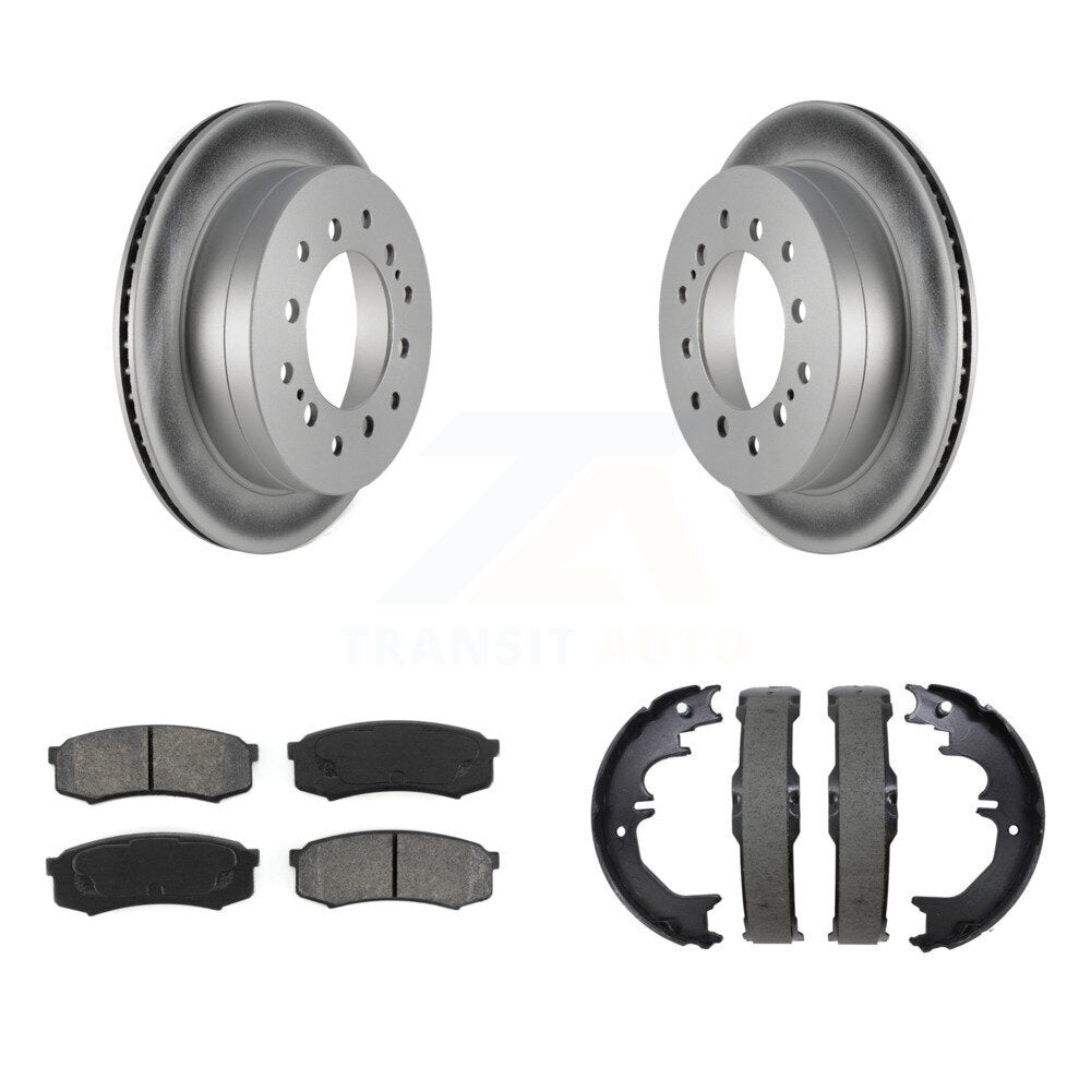 Coated Disc Rotors and Semi-Metallic Brake Pads Kit-KGS-103694