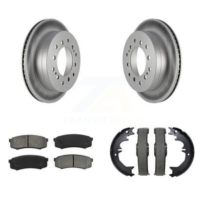Coated Disc Rotors and Semi-Metallic Brake Pads Kit-KGS-103694