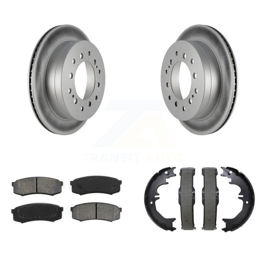 Coated Disc Rotors and Semi-Metallic Brake Pads Kit-KGS-103694