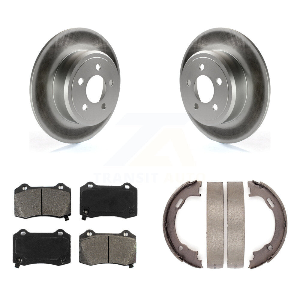 Coated Disc Rotors and Semi-Metallic Brake Pads Kit-KGS-103696