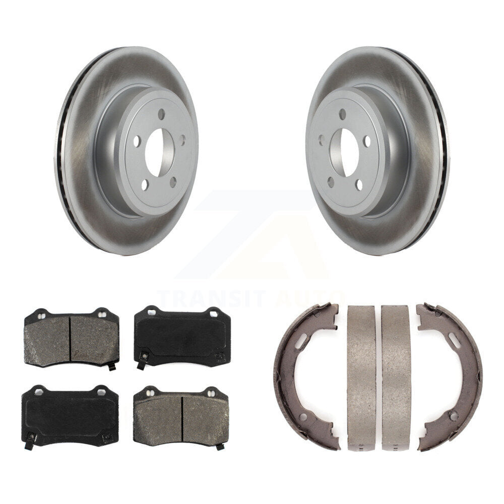Coated Disc Rotors and Semi-Metallic Brake Pads Kit-KGS-103697 Kit.bestparts.ca