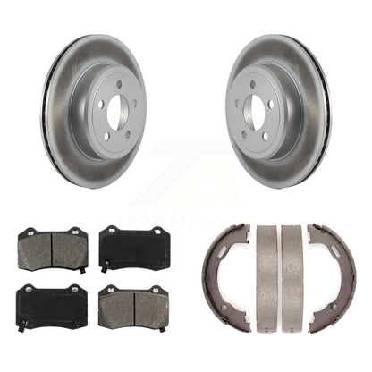 Coated Disc Rotors and Semi-Metallic Brake Pads Kit-KGS-103697