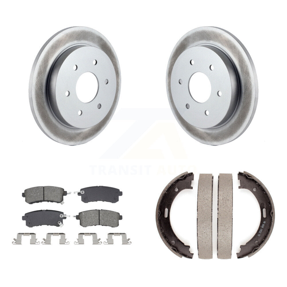 Coated Disc Rotors and Semi-Metallic Brake Pads Kit-KGS-103698